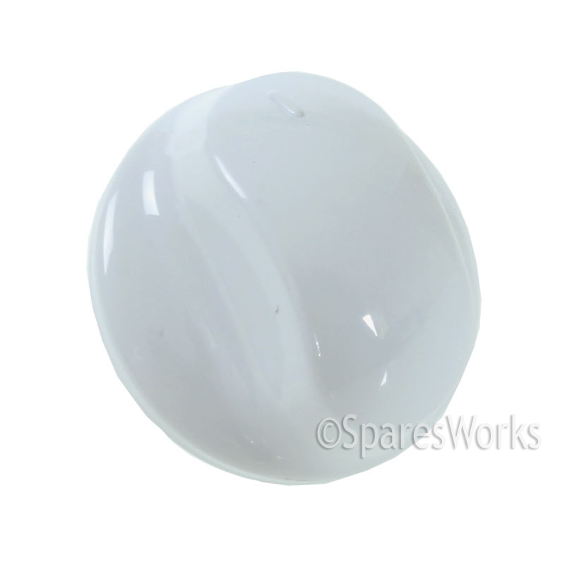 INDESIT Dishwasher Control Knob Dial IDF125UK Replacement White Spare Part