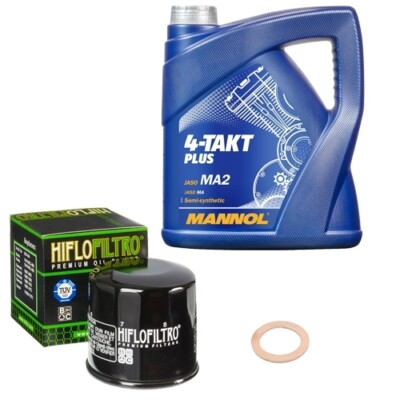 HiFlo Ölfilter Set MN 10W40 4L für Triumph Tiger Explorer 1200 XRT ABS V201 2017