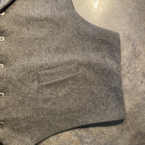 Frontier Classics Vest Wool Herringbone Men's 3XL Waistcoat Western Cowboy - Picture 8 of 14