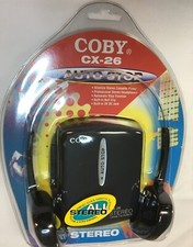 New COBY Homage to Sony Vintage CX-26 Streo Cassette Plyr W/Hedphnes Unopened