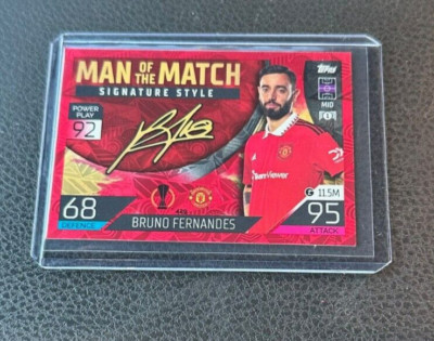 2022-23 Topps Match Attax Bruno Fernandes Man Of The Match