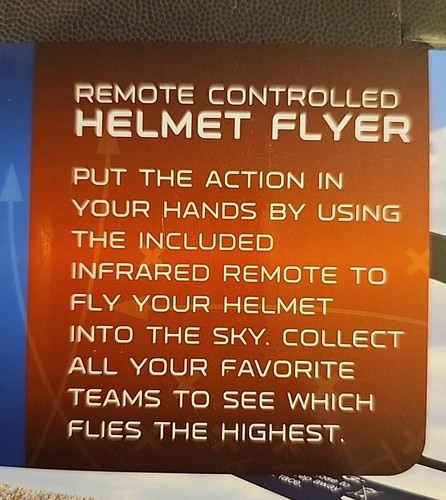 NEW ENGLAND PATROTS Remote Controlled Helmet Flyer Quadrone NFL Drone Ships free - Picture 4 of 5