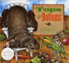 Tops & Bottoms (Caldecott Honor Book) - Hardcover By Stevens, Janet - GOOD
