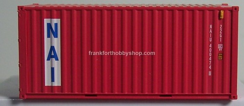 PT TRAINS #820005 HO 20 ' CONTAINER NAI #NAIU 400474 8 - Picture 3 of 9