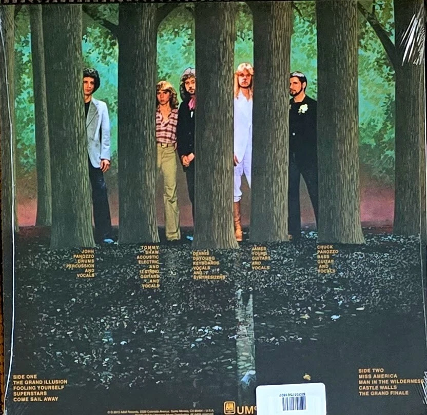 STYX - THE GRAND ILLUSION - TRANSLUCENT GREEN VINYL LP " NEW, SEALED " - Image 2 of 2