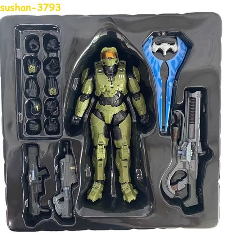 Hot Halo 5:Guardians Infinite Master Chief Action Figures Model Kit Toys Boxed - Picture 23 of 24