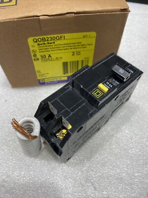 #ad QOB230GFI SQD 30A 2 POLE 120 240V NEW $284.86