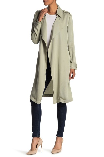lyocell trench coat