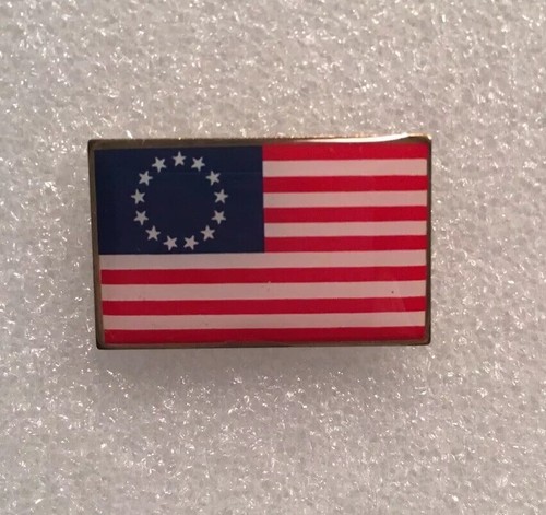 Lot of 100 BETSY ROSS 1776 AMERICAN FLAG LAPEL PIN MADE IN USA - Picture 4 of 8