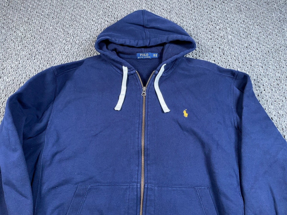 Polo Ralph Lauren Heavyweight Zip Hoodie Adult 2X Big Dark