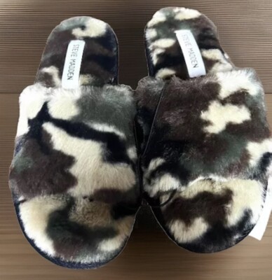 Steve Madden Tie Dye Fur Slides Steve Madden Womens Color Tie Dye