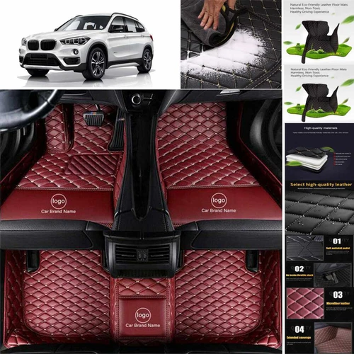 For BMW X4 X5 Car Floor Mats All Weather Luxury Cargo Auto Liners Carpets Custom - Picture 16 of 35