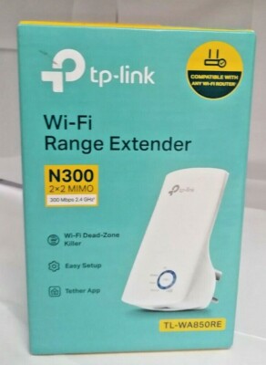 TP-Link N300 Universal Range WLAN Extender mit 1 Ethernet Port UK Stecker