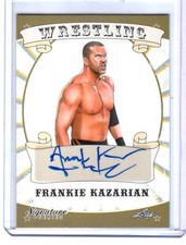 Frankie Kazarian 2016 Leaf Wrestling Signature Series Autograph Card Blue Ink