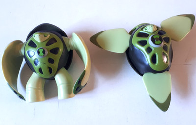 2x Terraspin Ben 10 Ultimate Alien DNA Alien Heroes Actionfigur 3,5'' Bandai