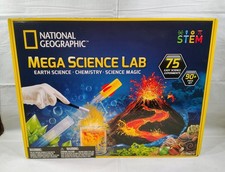 NEW National Geographic Mega Science Lab Science Kit w/75 Easy Experiments