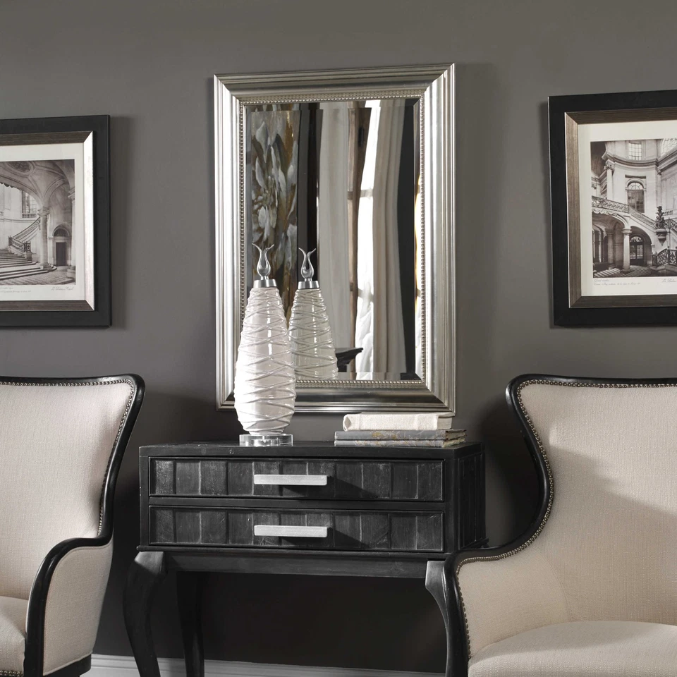 Espelho prata Stuart Uttermost 12005 B - Imagem 3 de 4