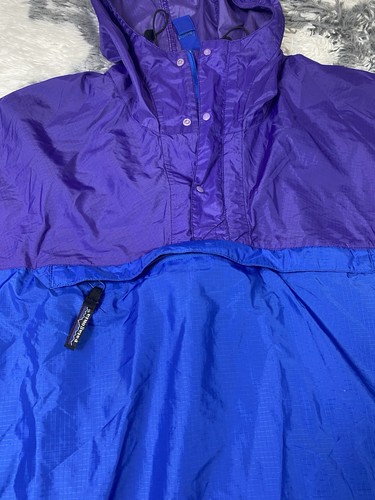 Vintage Patagonia Nylon Jacke Large Lila Blau Anorak Leicht - Bild 2 von 8