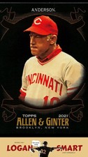 Sparky Anderson 2021 Topps Allen & Ginter X #337 Reds Tigers SP