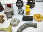 Vintage Construction Camp Freight Station & other Marx Playset Accessories Lot — photo 4
