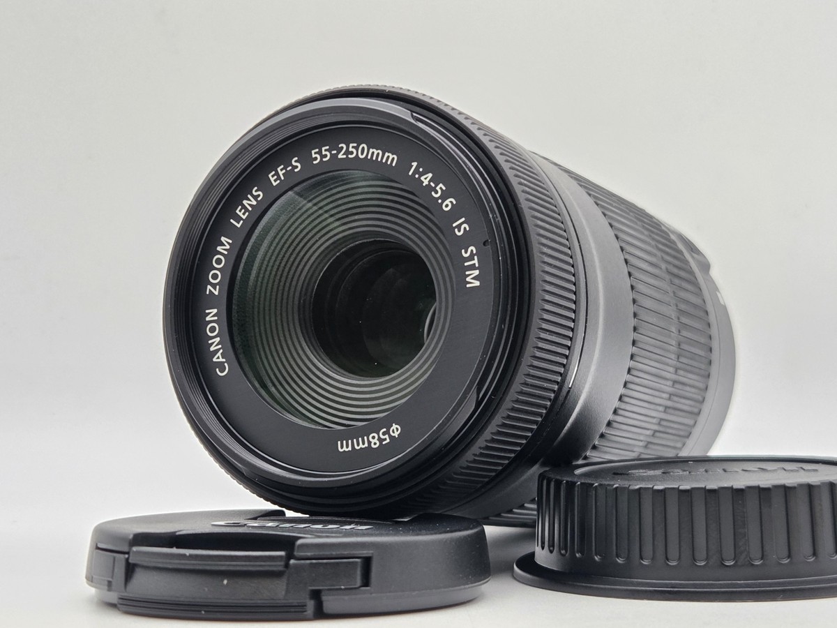 美品 Canon EF-S 55-250mm F4-5.6 IS STM NEAR MINT ] Canon EF-S 55-250mm F4-5.6 IS STM Telephoto lenses