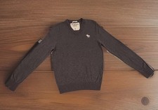 Abercombie  Fitch Men's Muscle Sweater Size M Long Sleeve Cotton Blend Gray