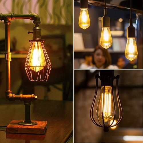 ANWIO Vintage Edison Light Bulb 12 Count (Pack of 1), 5w-amber Glow-12pack - Picture 2 of 8