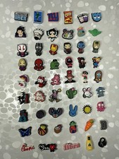 53 mixed Jibbitz Charms for Crocs Clogs