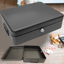 Geldkassette A4 Dokumenten Kassette Abschließbar Tresor mit Schlüssel&Klappgriff