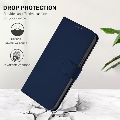 Custodia flip compatibile per Samsung Galaxy S25 ultra tinta unita pelle lucida - Foto 3 di 7
