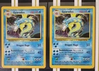 Pokémon TCG Base Set Gyarados Holo Lot of 2  6/102 Wizards 1999