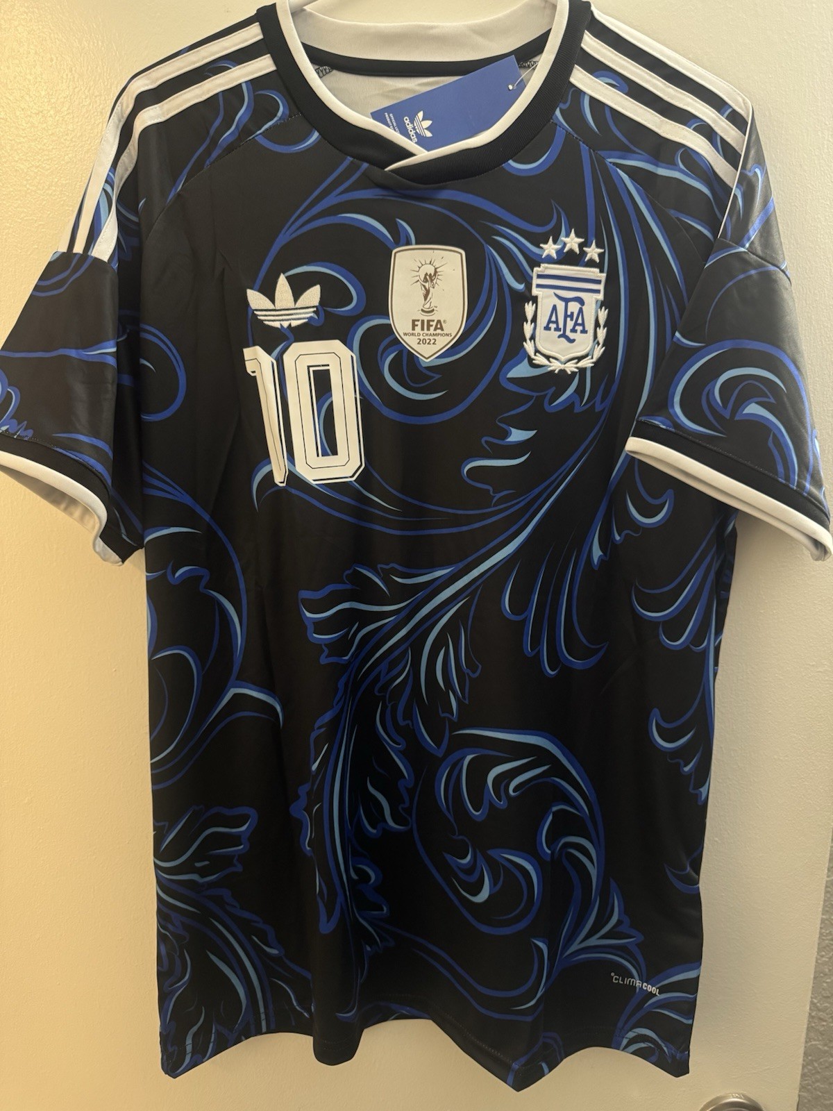 Leonel Messi #10 2026 Argentina World Cup Away Replica Jersey - Large | NWT