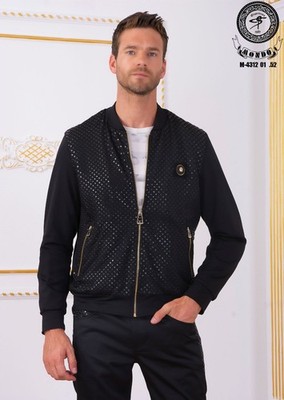 Herren Bomberjacke / Sweatjacke Mondo   Premium Qualität