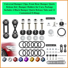 Universal Bumper Clips Front Rear Bumper Quick Release Kit Bumper Holders ...