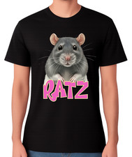 T-Shirt süß Ratte Cartoon Ratz Grafik Nager lustig Haustierliebhaber Geschenk Unisex Shirt