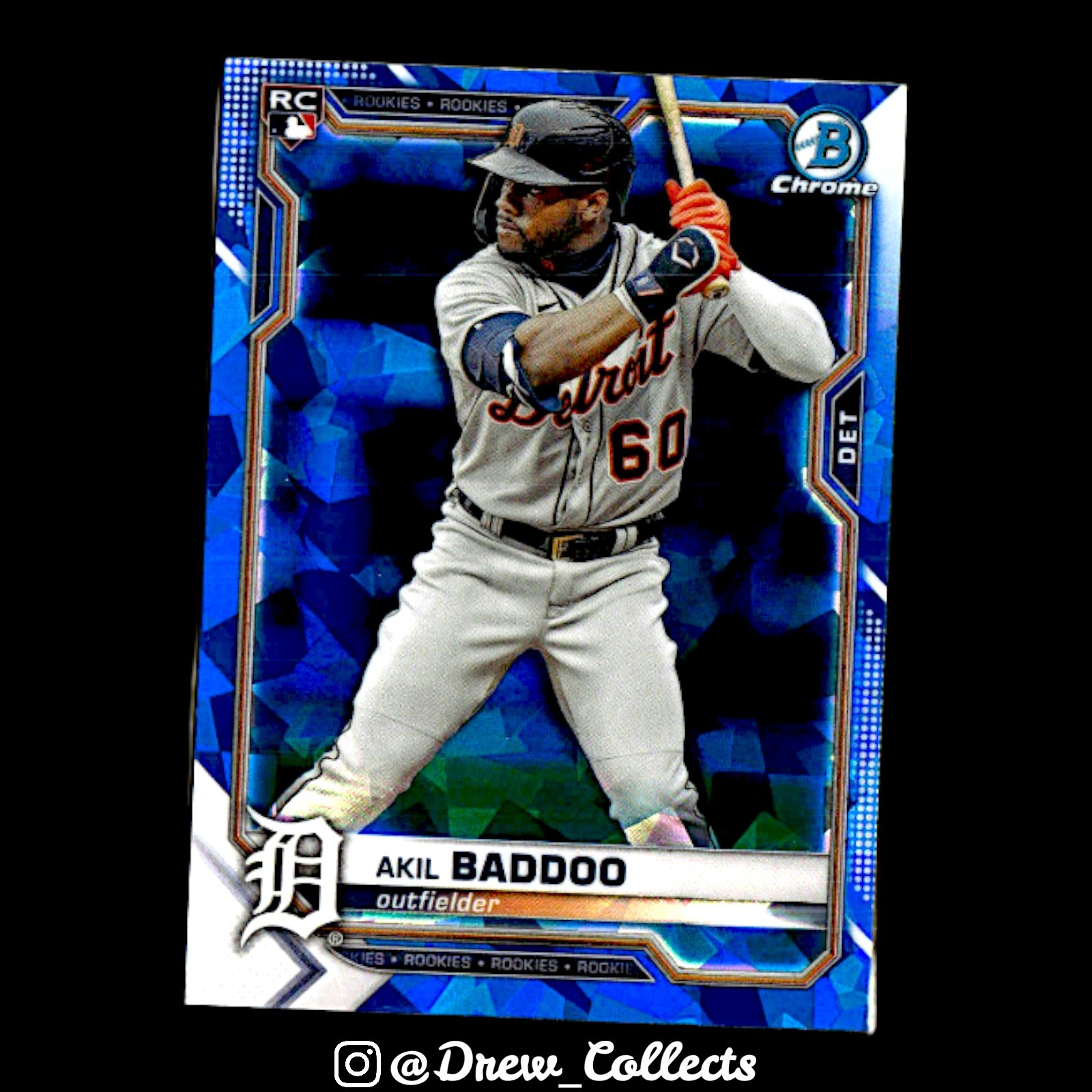 2021 Bowman Chrome #34 Akil Baddoo
