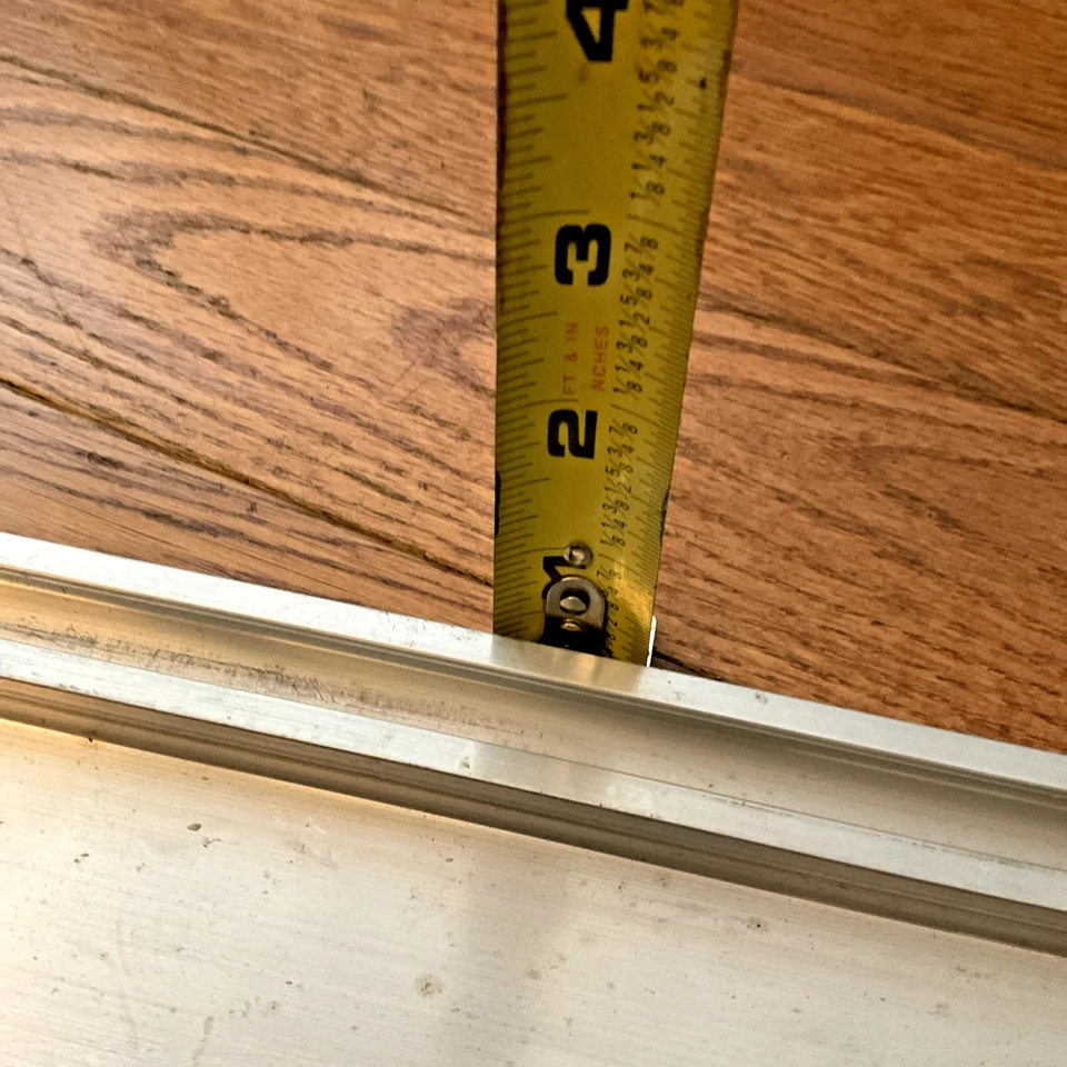 Exterior Door Sill Replacement Aluminum/Steel Ribbed Threshold Replacement - Image 4 of 4