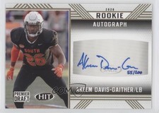 2020 Sage Hit Rookie Auto Gold 55/200 Akeem Davis-Gaither #A43 Auto 2b2