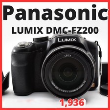 Panasonic LUMIX DMC-FZ200 Digital Camera 12.1MP Black Tested Working Japan