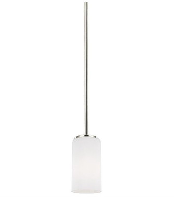 Generation Lighting Alturas 1-Light Brushed Nickel Hanging Mini Pendant