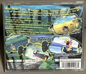 SEGA Bass Fishing Sega Dreamcast Complete CIB Original Case & Manual