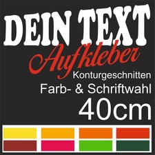 40cm Wunschtext DIY Name Auto Beschriftung Sticker Schriftzug individuell Domain