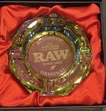 RAW Rolling Papers Phat Rainbow Glass Ashtray