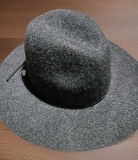 Banana Republic Felt Floppy Hat 100% Wool Grey Size S/M