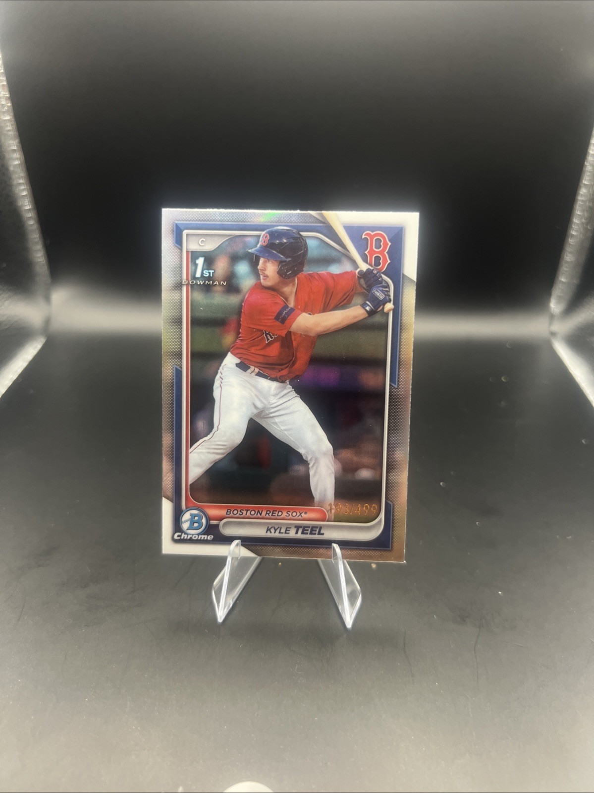 2024 Bowman Chrome Prospects #BCP-48 Kyle Teel Refractor 193/499