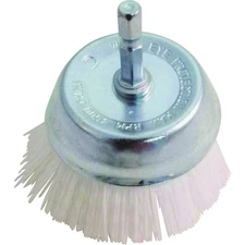 Dico Nyalox 2-1/2 In. White Nylon Non-Abrasive Drill-Mounted Brush 7200083 Dico