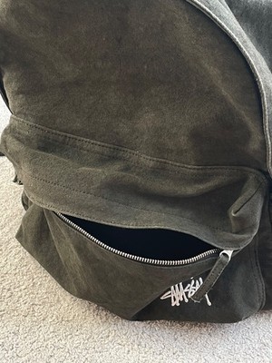 Stussy Canvas Backpack Washed Black | eBay