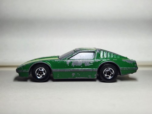 1983 Hot Wheels Crack-Ups Nissan 300ZX Green Blackwall Made In Hong Kong - Picture 4 of 8