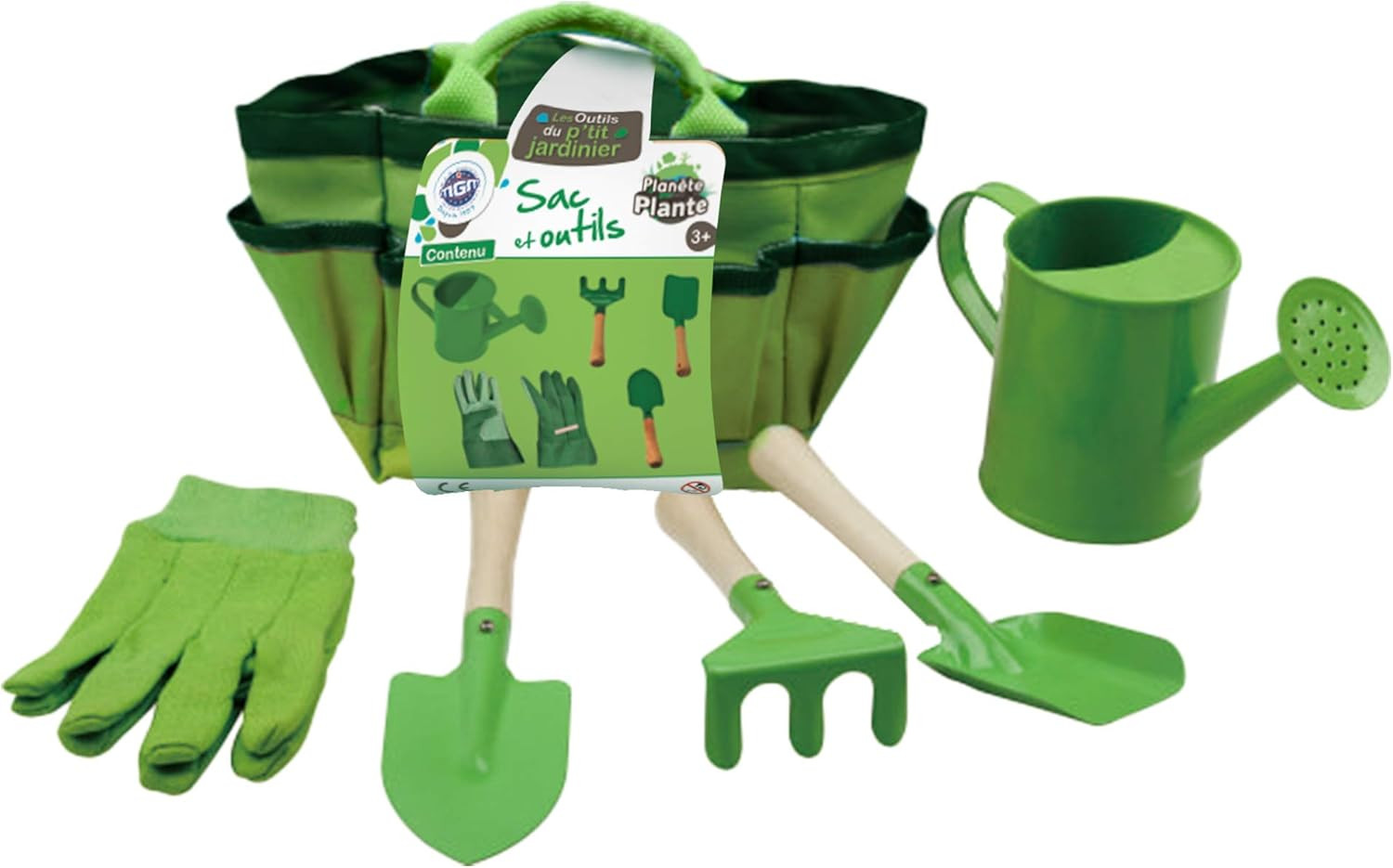 Set Di 6 Pezzi per Giardinaggio - Attrezzi per Il Giardinaggio - 170064 - Metall