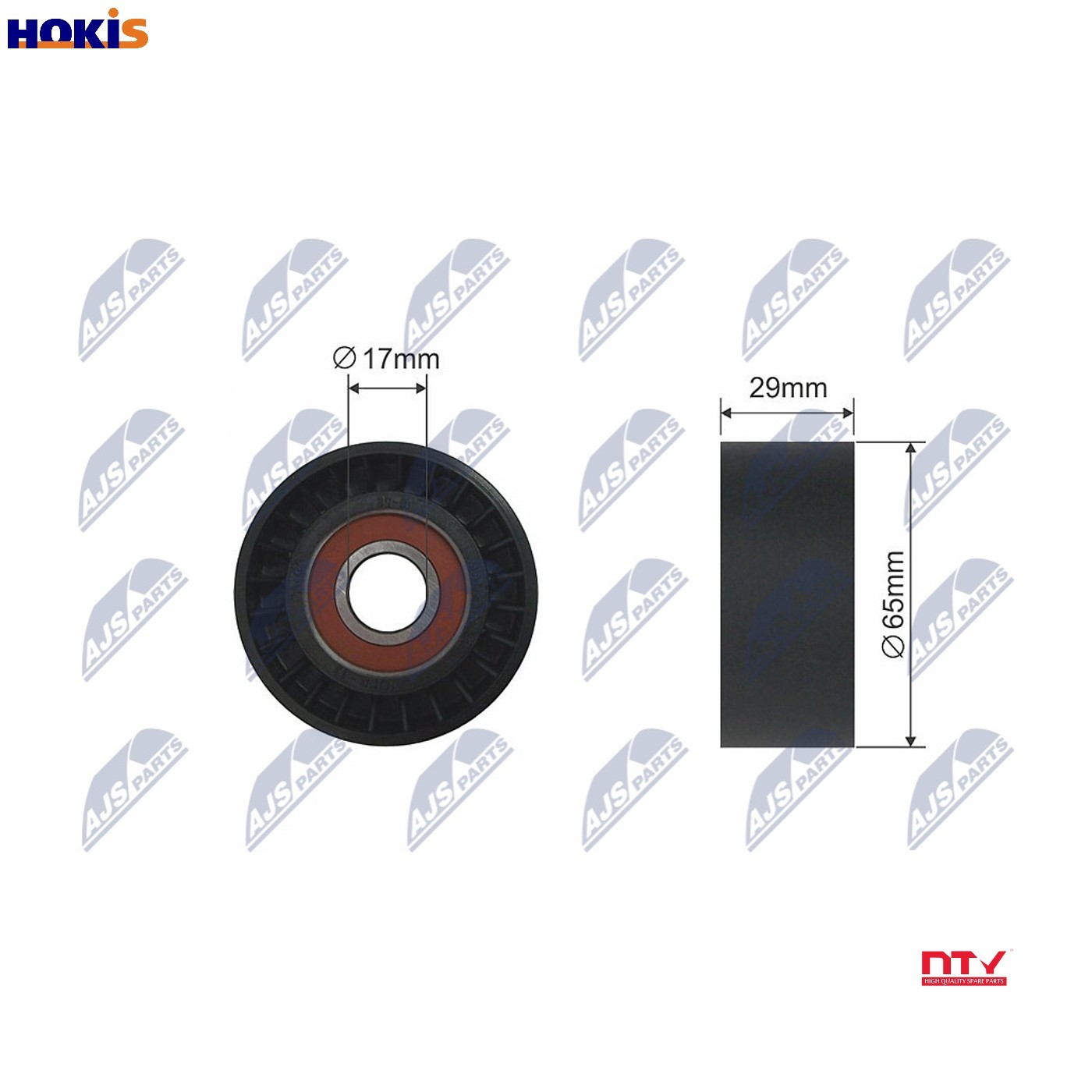 TENSIONER PULLEY VRIBBED BELT RNK-NS-033 FOR RENAULT SCÉNIC/GRAND/III MASTER - Image 12